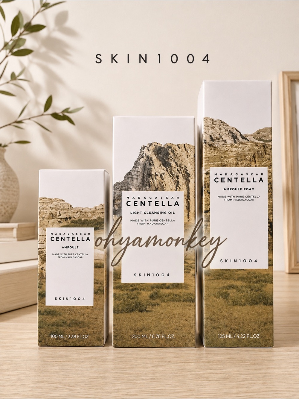 Skin1004 Centella Bundle - Cleansing Foam, Cleansing Oil, Ampoule